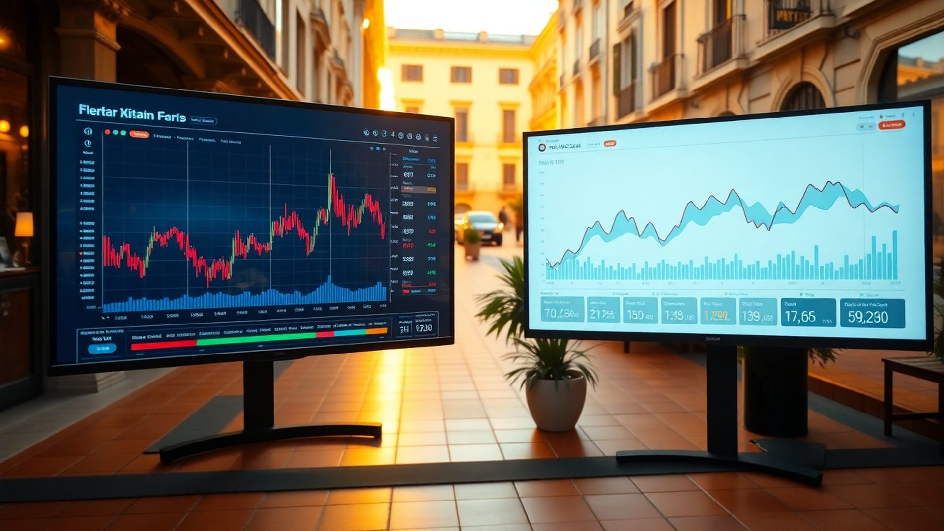 Terminal de trading Torres & Sánchez con datos de mercado en vivo